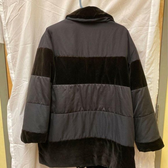 Bromley Sport Mens Puffer Jacket Black Collared L - Picture 2 of 10